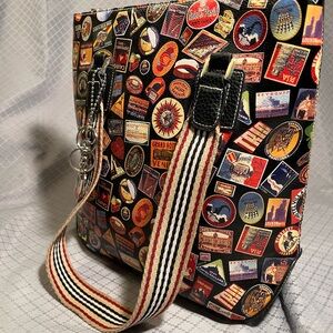 Sydney Love vintage hotel themed handbag